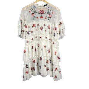 sachin and babi light blue dress Embroidered short dress - Kids